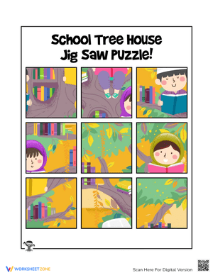 Printable Jigsaw Puzzle Game for Kids