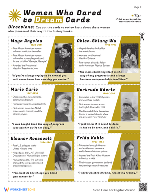 Women Who Dared to Dream Cards