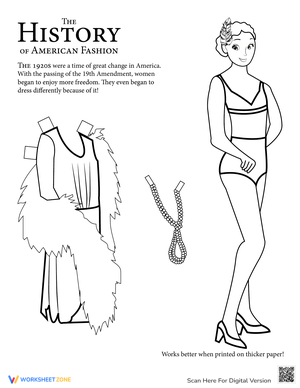 Historical Paper Doll: 1920s Fashion