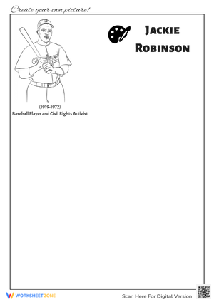 Jackie Robinson Drawing Practice