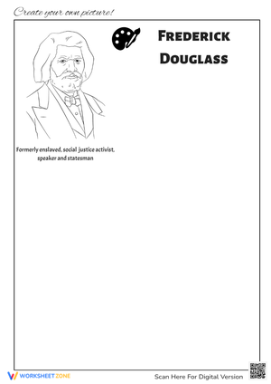 Frederick Douglass Drawing & Writing Activity