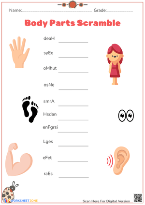 Body Parts Scramble