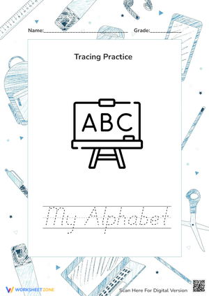 Handwriting Practice With "My Alphabet"