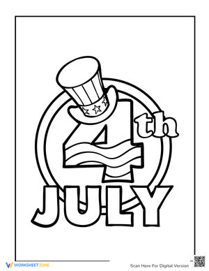 Patriotic 4th of July Coloring Fun