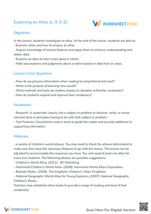 Exploring an Atlas (L-3-2-2)