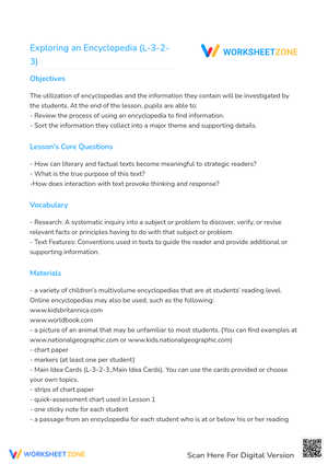 Exploring an Encyclopedia (L-3-2-3)