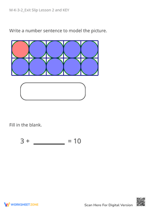 M-K-3-2_Exit Slip Lesson 2 and KEY