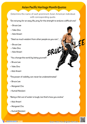 Asian Pacific Heritage Month Quotes