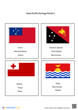 Asian Pacific Heritage Month with Flags 3