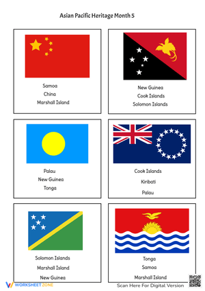 Asian Pacific Heritage Month with Flags 5