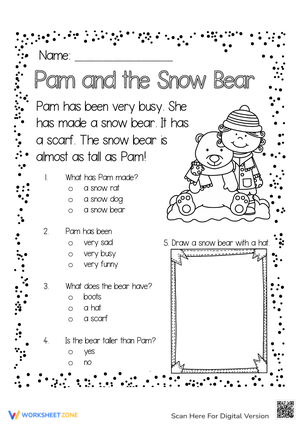 Winter Reading: Pam and the Snow Bear