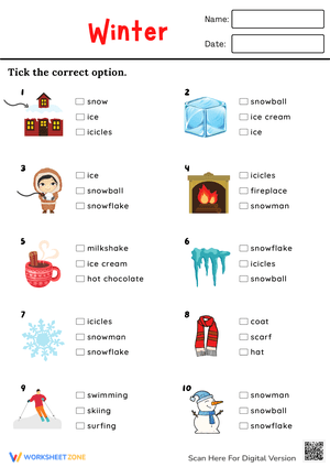 Winter Picture Quiz