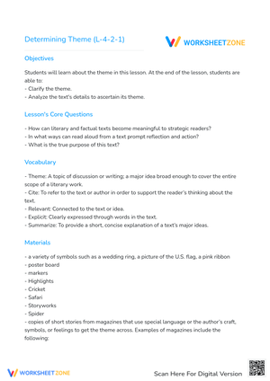 Determining Theme (L-4-2-1)