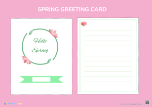 Create Your Own Spring Greeting Card