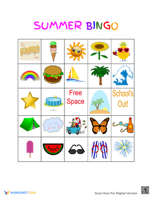 Summer End-of-Year Bingo Fun