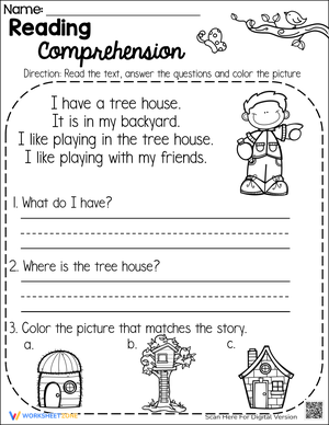 Spring Reading Comprehension 3