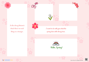 Printable Spring Greeting Card Templates | Grades 1-5