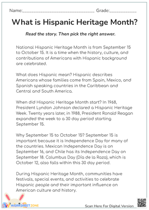 What is Hispanic Heritage Month?