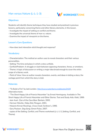 Man versus Nature (L-L-1-3)