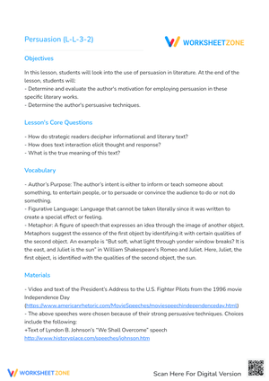 Persuasion (L-L-3-2)