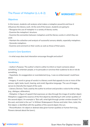 The Power of Metaphor (L-L-6-2)