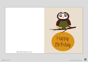 Make Fall Birthday Card