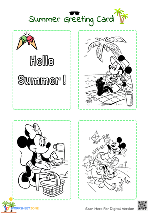 Disney Summer: Design Fun Greeting Cards