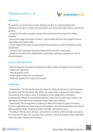 Enhance Writing with Sentence Transitions