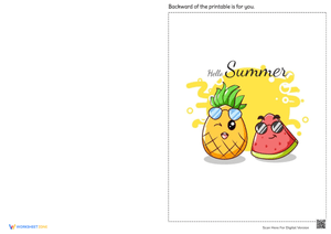 Summer Fun with Pineapple and Watermelon