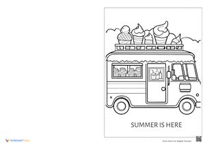 Coloring Summer Cards: Creative Designs