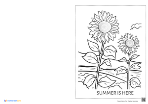 Coloring Summer Cards for Creative Fun