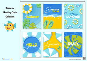 Summer Greeting Cards Collection