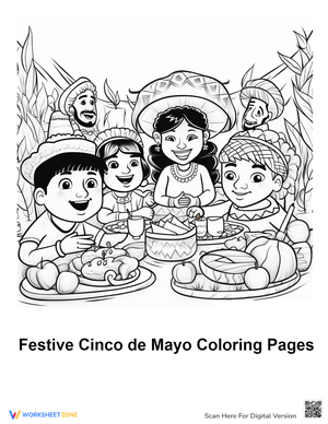 Festive Cinco de Mayo Coloring Pages