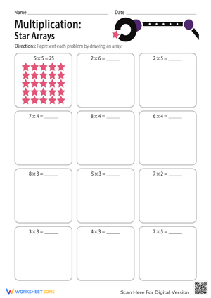 Multiplication: Star Arrays