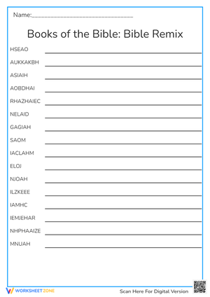 Books of the Bible: Bible Remix