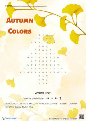Exploring Autumn Colors