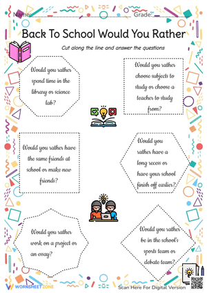 Back To School Would You Rather