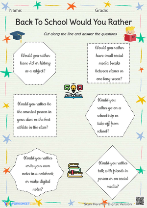 Back To School Would You Rather