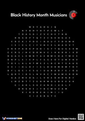 Black History Month Word Search Fun