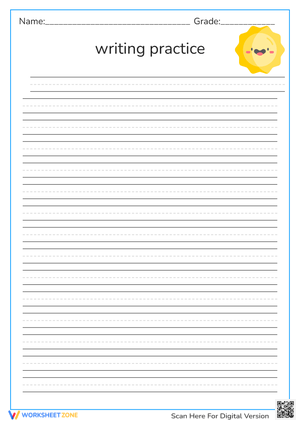 Writing Practice Templates