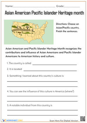 Asian American Pacific Islander Heritage month