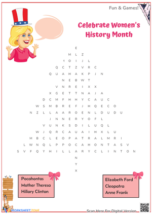 Celebrate Women's History Month Fun & Games