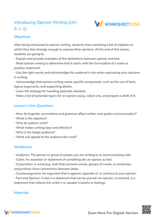 Introducing Opinion Writing (LW-5-1-1)