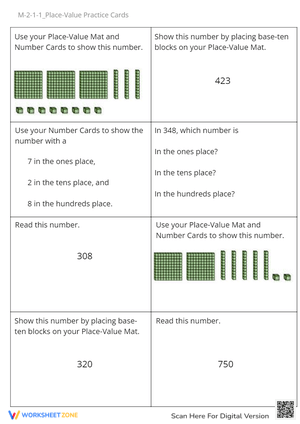 M-2-1-1_Place-Value Practice Cards