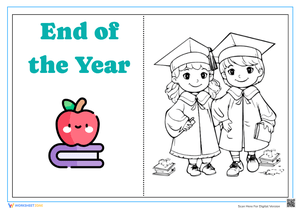 Fun End of the Year Worksheet for Students