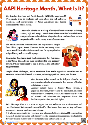 Reading Comprehension Passage: AAPI Heritage Month