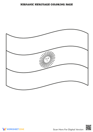Fun Flag Coloring for Hispanic Heritage