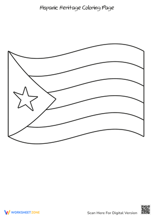 Artistic Flag Coloring for Hispanic Heritage