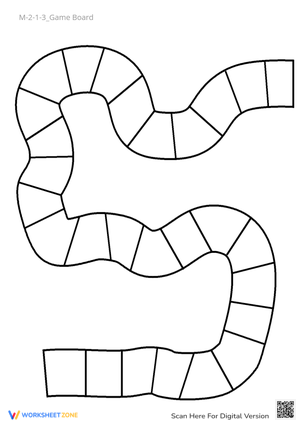 Blank Game Board Template - Printable & Customizable Fun!