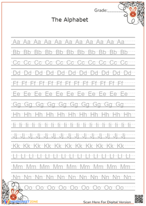 The Alphabet Handwriting